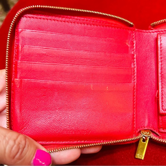 Celine Authentic Vintage Bi-color Compact Wallet - Picture 4 of 13